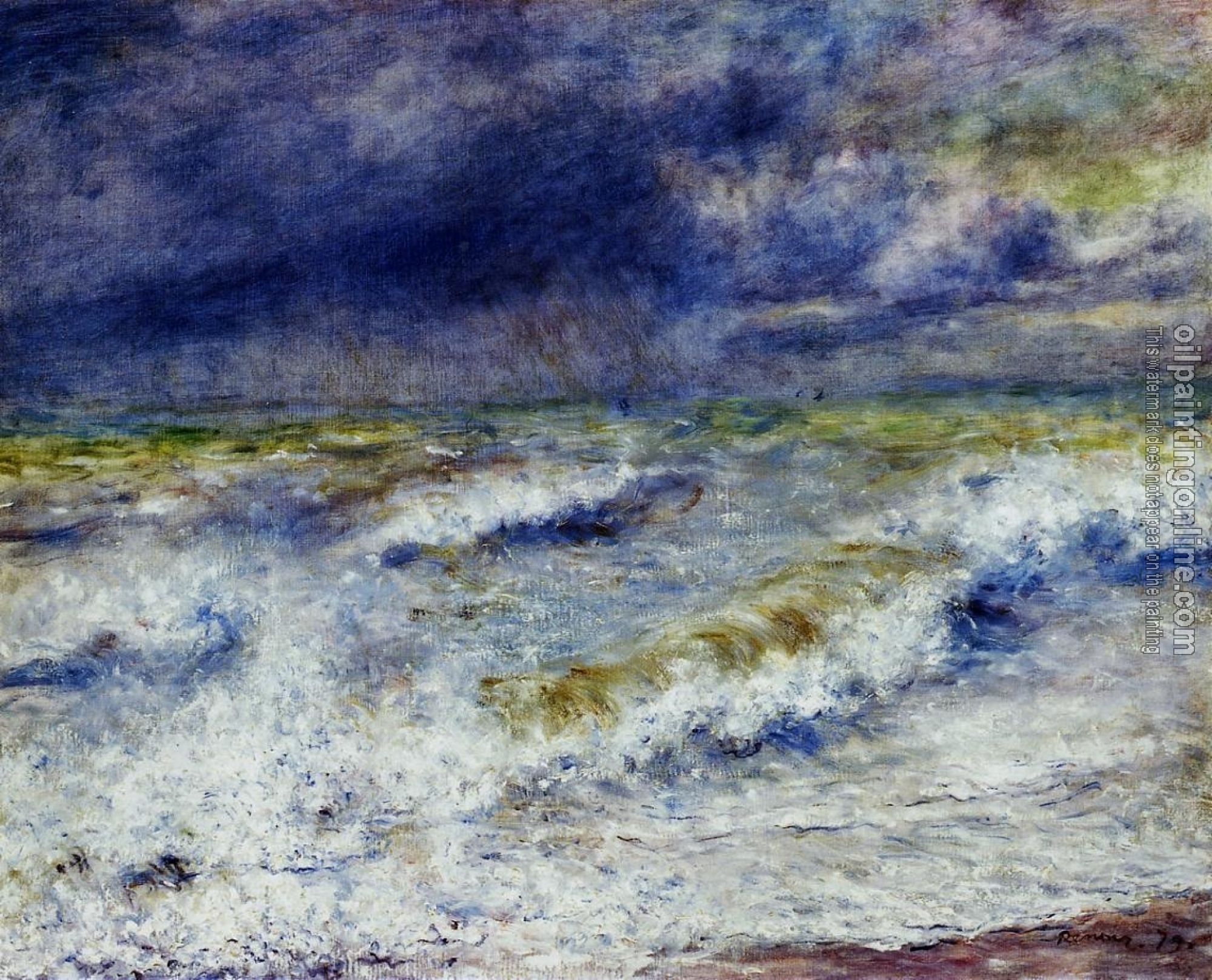 Renoir, Pierre Auguste - Seascape